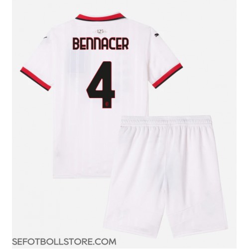 AC Milan Ismael Bennacer #4 Replika babykläder Bortaställ Barn 2024-25 Kortärmad (+ korta byxor)